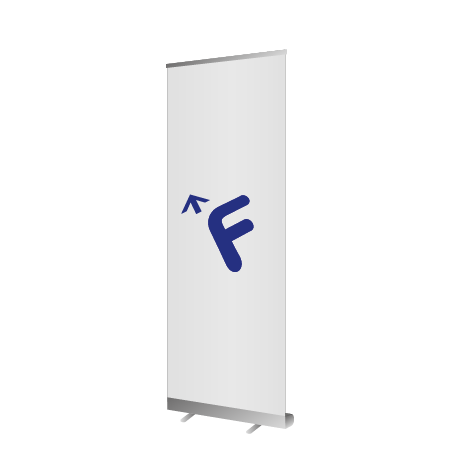 Roll-Up Budget | B 60 cm x H 200 cm | einseitig bedruckt